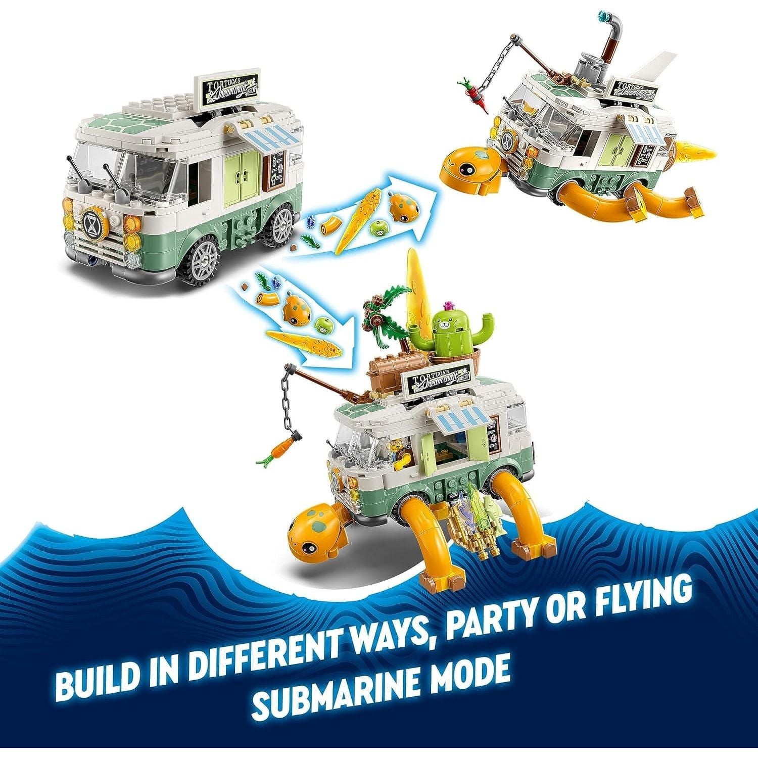 Buy LEGO,LEGO 71456 DREAMZzz Mrs. Castillo's Turtle Van Set, Build a Toy Camper Vehicle from the TV Show in 2 Ways, With Mateo, Zoey and Z-Blob Characters, Toys for Kids, Boys, Girls Aged 7+ - Gadcet UK | UK | London | Scotland | Wales| Ireland | Near Me | Cheap | Pay In 3 | Toys